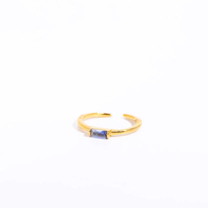 Baguette Birthstone Ring